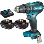 MAKITA DHP485RTJ AKKUS ÜTVEFÚRÓ-CSAVAROZÓ 18V 2DB 5Ah AKKUVAL,TÖLTŐVEL Biztonságos fizetés