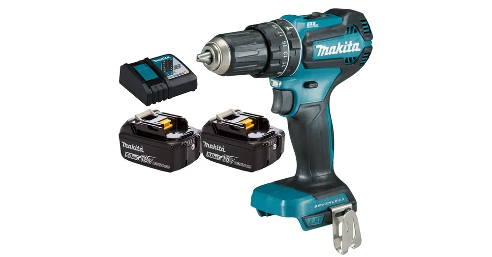 MAKITA DHP485RTJ AKKUS ÜTVEFÚRÓ-CSAVAROZÓ 18V 2DB 5Ah AKKUVAL,TÖLTŐVEL Biztonságos fizetés