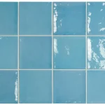 Equipe Village Azure Blue 13,2x13,2 rusztikus falicsempe Azonnali szállítás