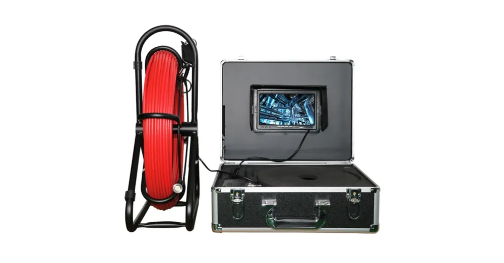 Azonnali szállítás CSATORNAVIZSGÁLÓ KAMERA HD 30M KÁBELLEL 12LED 7c KIJELZŐ IMPORT
