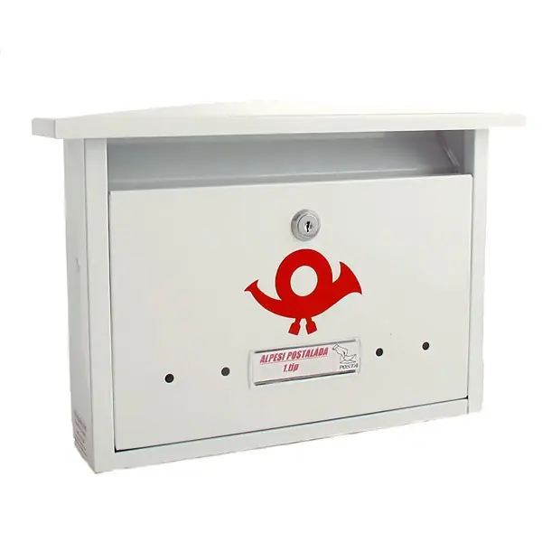 Postaláda fekvő ALPESI 2 (40x28cm) fehér, névtartóval Vásárlói kedvenc