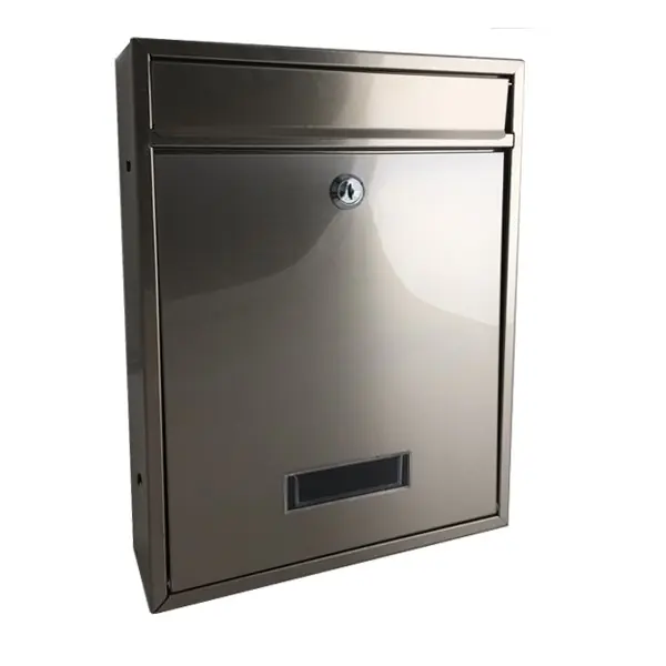 Postaláda álló OPTIMA (26x35cm) INOX, névtartóval Árcsökkenés