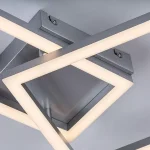 Szezonális akció Ellinor menny. LED24W 50x30cm króm@