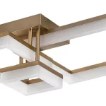 Amilia menny. LED22W 47x47cm arany@ Legjobb ár