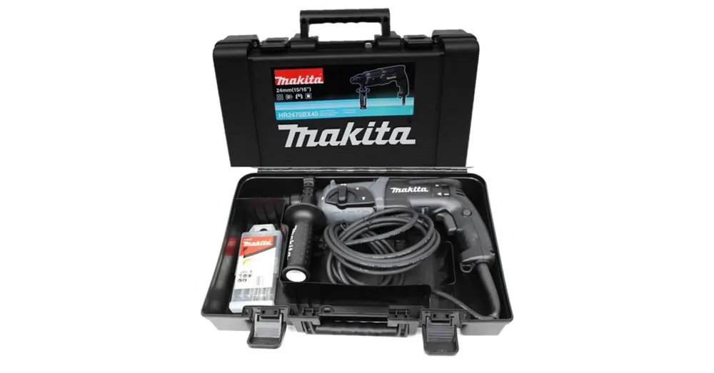 MAKITA HR2470BX40 FÚRÓ-VÉSŐKALAPÁCS 780W 2.4J +5 RÉSZES FÚRÓKÉSZLET B-55784 Biztonságos fizetés