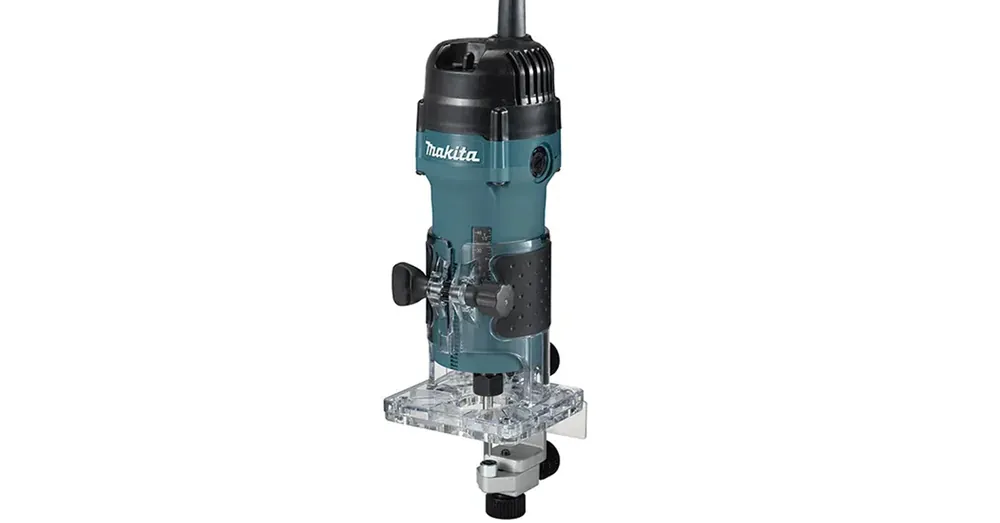 MAKITA 3711 ÉLMARÓ 530W BEFOGÁS 6mm ÁTLÁTSZÓ VEZ.TALP Kedvezmény