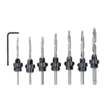 Különleges ajánlat ELŐFÚRÓSZÁR KÉSZLET 3.0-6.0MM MÉLYSÉGÜTKÖZŐVEL 8DB-OS KWB 49513190