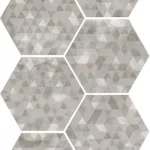 Olcsóbb Equipe Urban Forest Silver 29,2x24,2 hexagon dekor járólap, falicsempe