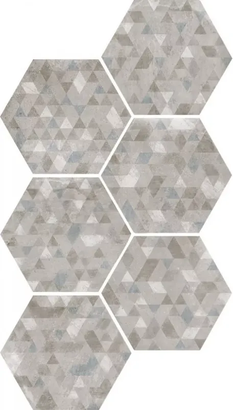 Olcsóbb Equipe Urban Forest Silver 29,2x24,2 hexagon dekor járólap, falicsempe
