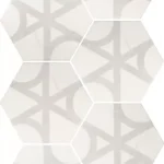 Szuper akció Equipe Carrara Hexagon Flow 17,5x20 márványmintás dekor járólap, falicsempe