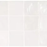 Végkiárusítás Equipe Mallorca White 10x10 rusztikus falicsempe