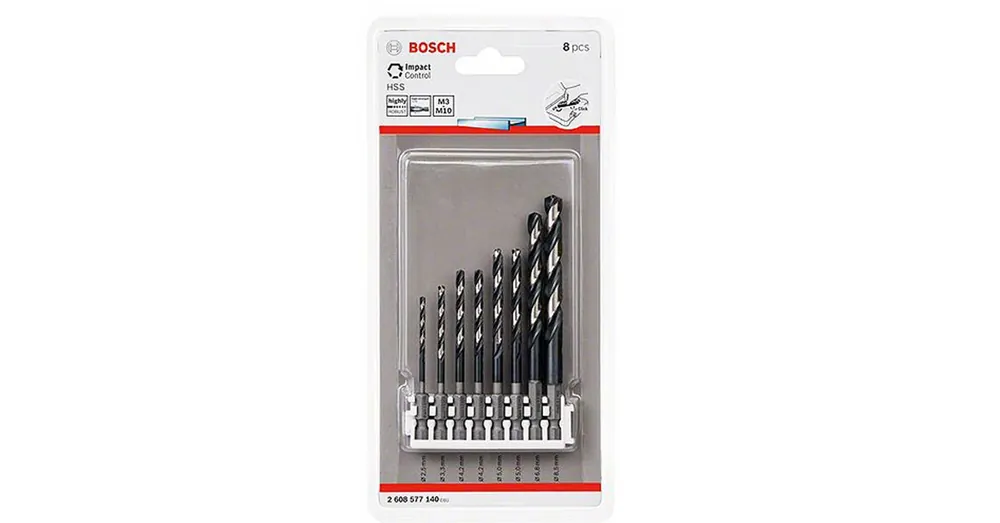 BOSCH 2608577140 CSIGAFÚRÓ BIT KÉSZLET HSS 8DB 2, 5-8, 5 Exkluzív ajánlat