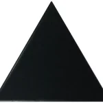 Equipe Triangolo Black Matt 10,8x12,4 háromszög alakú falicsempe Akció
