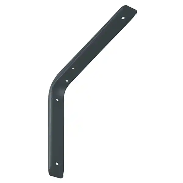 Ajánlat Polctartó konzol fém íves 125x150mm fekete