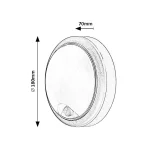 HITURA,KÜL.FALI, LED15W, D18CM, FEK Olcsó