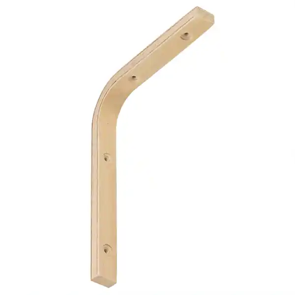 Polctartó konzol rétegelt fa 100x150mm bükk Szuper akció
