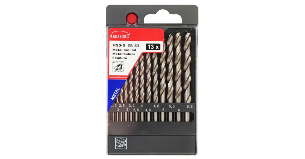 CSIGAFÚRÓ KÉSZLET HSS-GS D1.5-től D6.5-ig /13 részes IMPORT Gyors kiszállítás