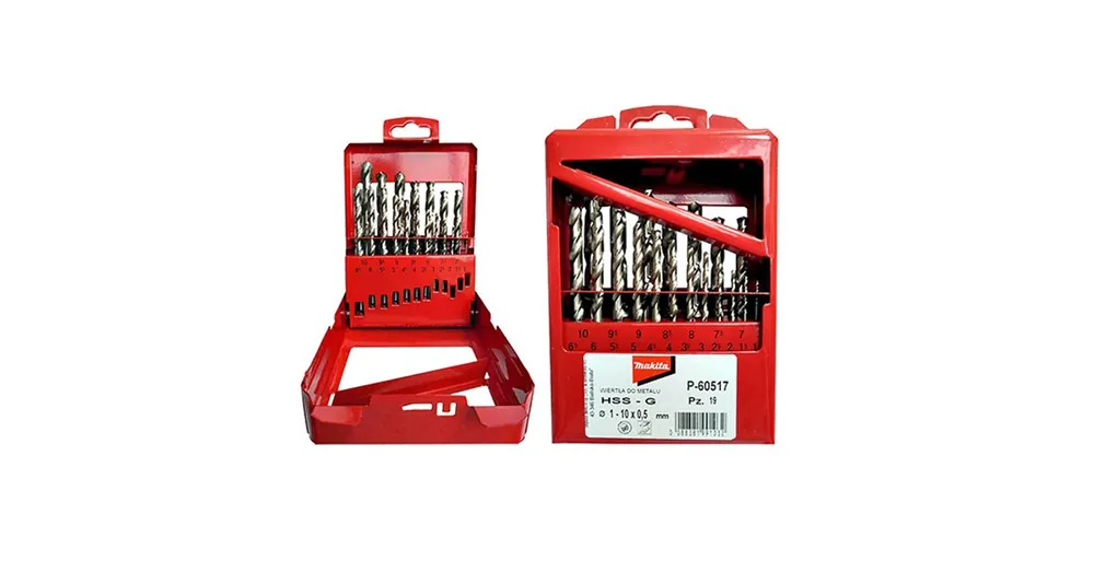 MAKITA P-60517 CSIGAFÚRÓ KÉSZLET HSS-G D1-től D10-ig/19részes Alacsony ár