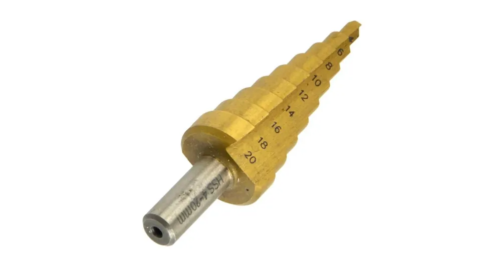 Utolsó esély GEKO G38505 LÉPCSŐS FÚRÓ 04-20mm HSS TITAN