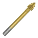 Exkluzív ajánlat ÜVEGFÚRÓ D06*72mm CARBID+TITÁN HENGERES SZÁRÚ NÉGYÉLŰ ECEF 606072