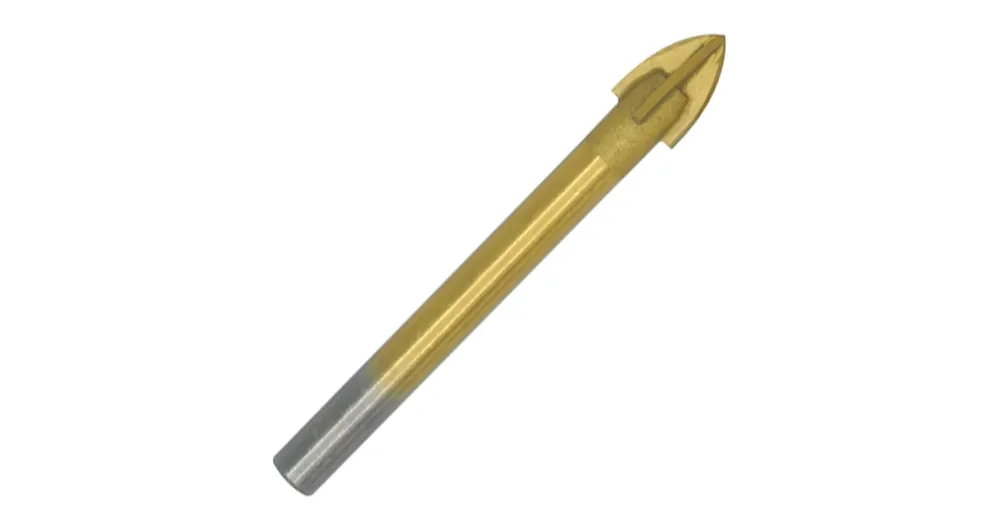 Exkluzív ajánlat ÜVEGFÚRÓ D06*72mm CARBID+TITÁN HENGERES SZÁRÚ NÉGYÉLŰ ECEF 606072