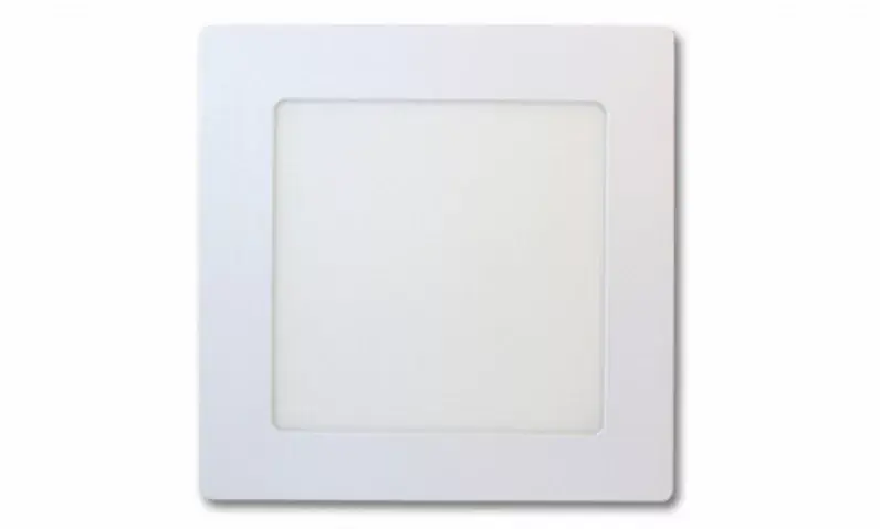 EcoLight 6 W-os falon kívüli natúr fehér négyzet alakú LED-es mennyezetlámpa Különleges ajánlat