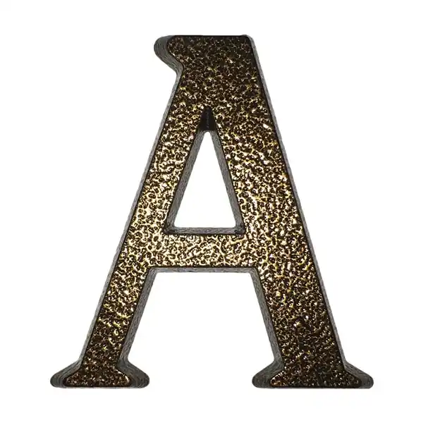 Alumínium házszám "A" betű barna 10cm Vedd meg online