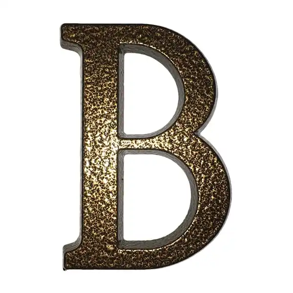 Alumínium házszám "B" betű barna 10cm Szuper ajánlat