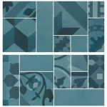 Marazzi D_Segni Blend Azzurro Mosaico M8WR 19x38 Bestseller