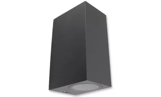MasterLED Lida 150x92 sötétszürke szögletes oldalfali lámpa GU10-es foglalattal Bestseller