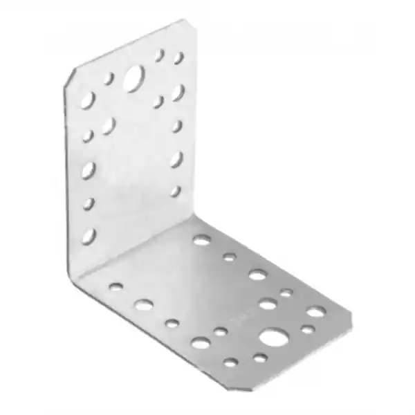 Azonnali szállítás Sarokösszekötő lemez 90 x 90 x 65 / 2,5 mm horganyzott
