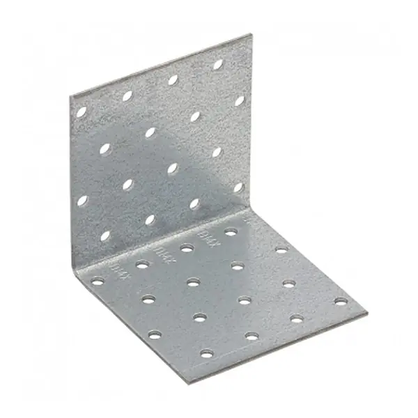 Sarokösszekötő lemez perf. 80 x 80 x 80 / 2 mm horganyzott Legnépszerűbb