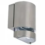 Árengedmény Strühm Gardenya 160x110 mm matt króm ívelt oldalfali lámpa GU10-es foglalattal