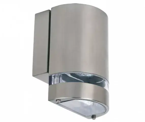 Árengedmény Strühm Gardenya 160x110 mm matt króm ívelt oldalfali lámpa GU10-es foglalattal