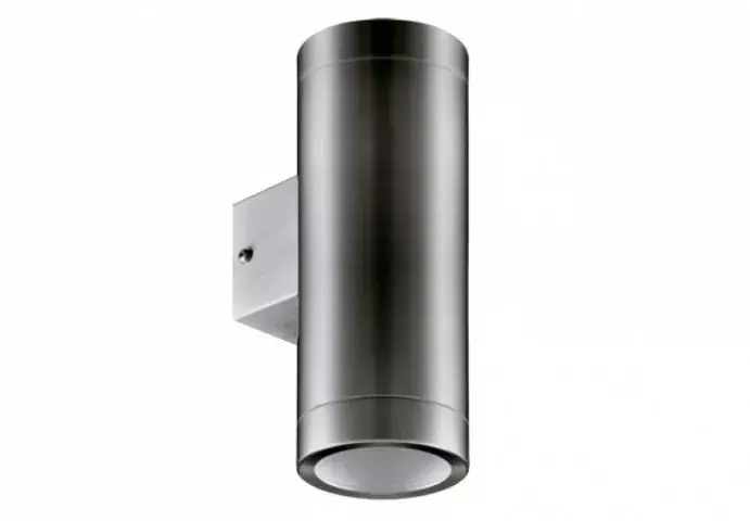 Legkelendőbb Strühm Aster 210x76 mm matt króm oldalfali kültéri lámpa GU-10-es foglalattal