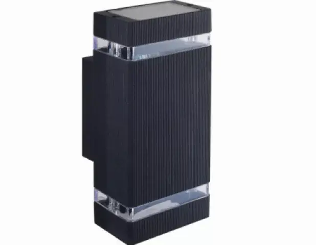 MasterLED Hana Kerti oldalfalra helyezhető RAL7021 sötét szürke színű lámpa GU10-es foglalattal Outlet