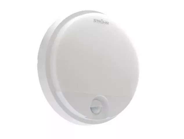 Strühm Pedro 15 W-os ø210 mm kör alakú kültéri lámpa mozgásérzékelős Kiárusítás