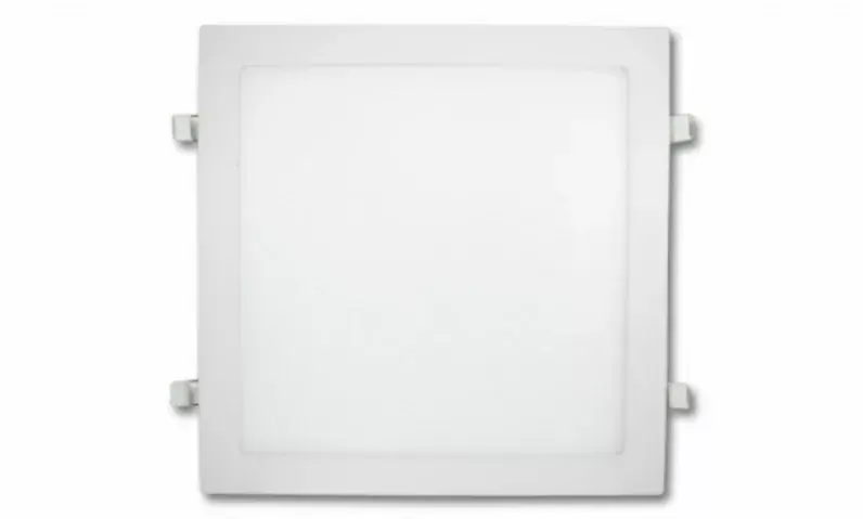 EcoLight 12 W-os süllyesztett natúr fehér négyzet alakú LED-es mennyezetlámpa Szuper akció