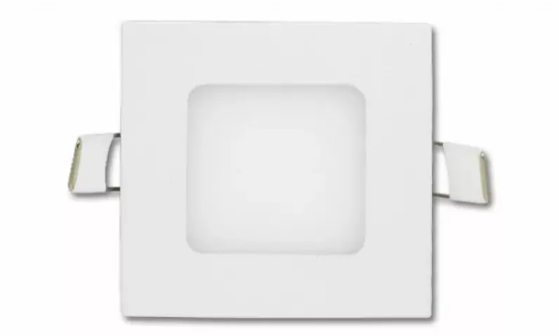 Gyors szállítás EcoLight 6 W-os süllyesztett natúr fehér négyzet alakú LED-es mennyezetlámpa