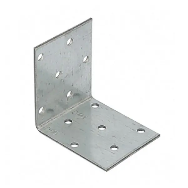 Biztonságos fizetés Sarokösszekötő lemez perf. 60 x 60 x 50 / 2 mm horganyzott