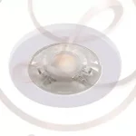 Strühm Fin Led IP44 3 W-os süllyesztett natúr fehér fehér színű kör alakú LED-es mennyezetlámpa Legkelendőbb