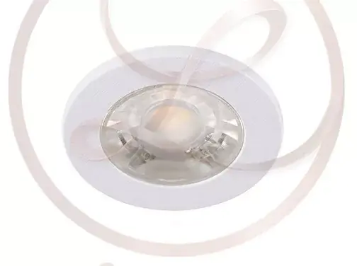 Strühm Fin Led IP44 3 W-os süllyesztett natúr fehér fehér színű kör alakú LED-es mennyezetlámpa Legkelendőbb