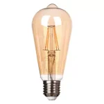 MasterLED E27-es foglalatú 6 W-os 2200K filament szálas izzó Árengedmény