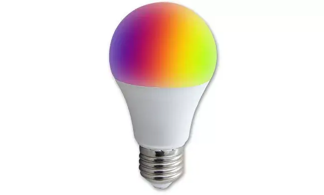 Végkiárusítás MasterLED E27-es foglalatú 12 W-os Wi-Fi-s izzó RGB-CW-WW