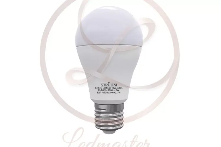 Outlet Strühm Erste E27-es foglalatú 12 W-os LED-es izzó natúr fehér
