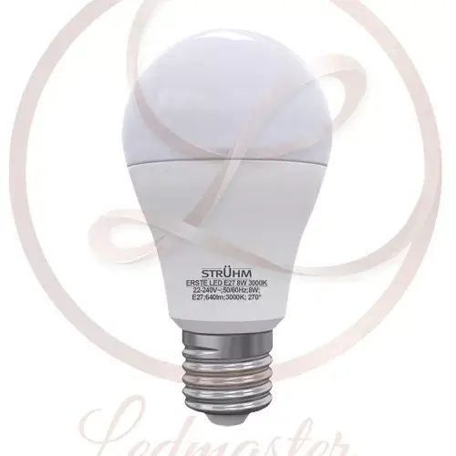 Strühm Erste E27-es foglalatú 8W-os LED-es izzó meleg fehér Újdonság