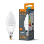 Akciós ár Videx C37 LED izzó 7 W-os natúr fehér E14-es foglalattal