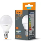 Olcsóbb Videx G45 LED izzó 7 W-os natúr fehér E14-es foglalattal