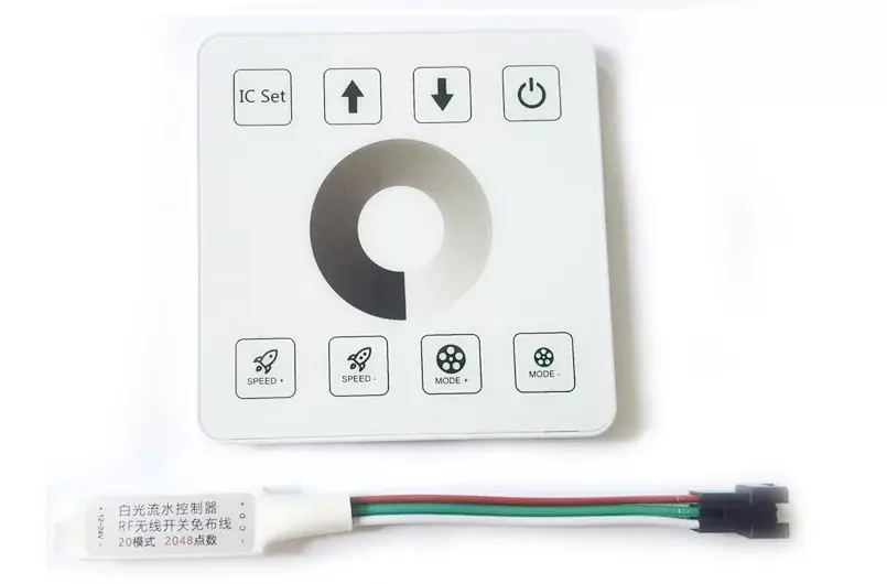 Gyors kiszállítás LEDmaster Prémium Chase digitális ledszalag vezérlő távirányítóval 20 féle választható programmal