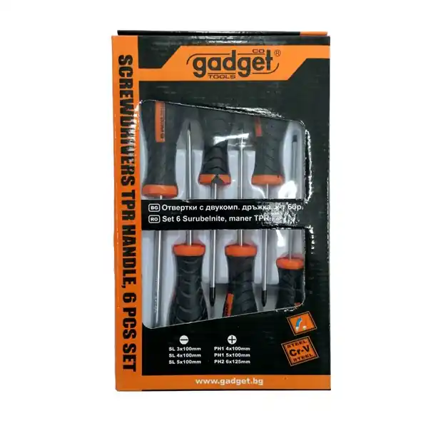 Szezonális akció Csavarhúzó készlet (6 db-os) Cr-V gadget